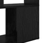 Tv-Benksett Veggmontert Svart 60 X 24 X 125,5 Cm Konstruert Tre