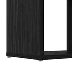 Tv-Benksett Veggmontert Svart 60 X 24 X 125,5 Cm Konstruert Tre