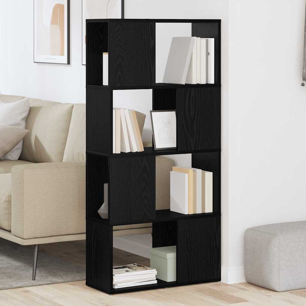 Tv-Benksett Veggmontert Svart 60 X 24 X 125,5 Cm Konstruert Tre