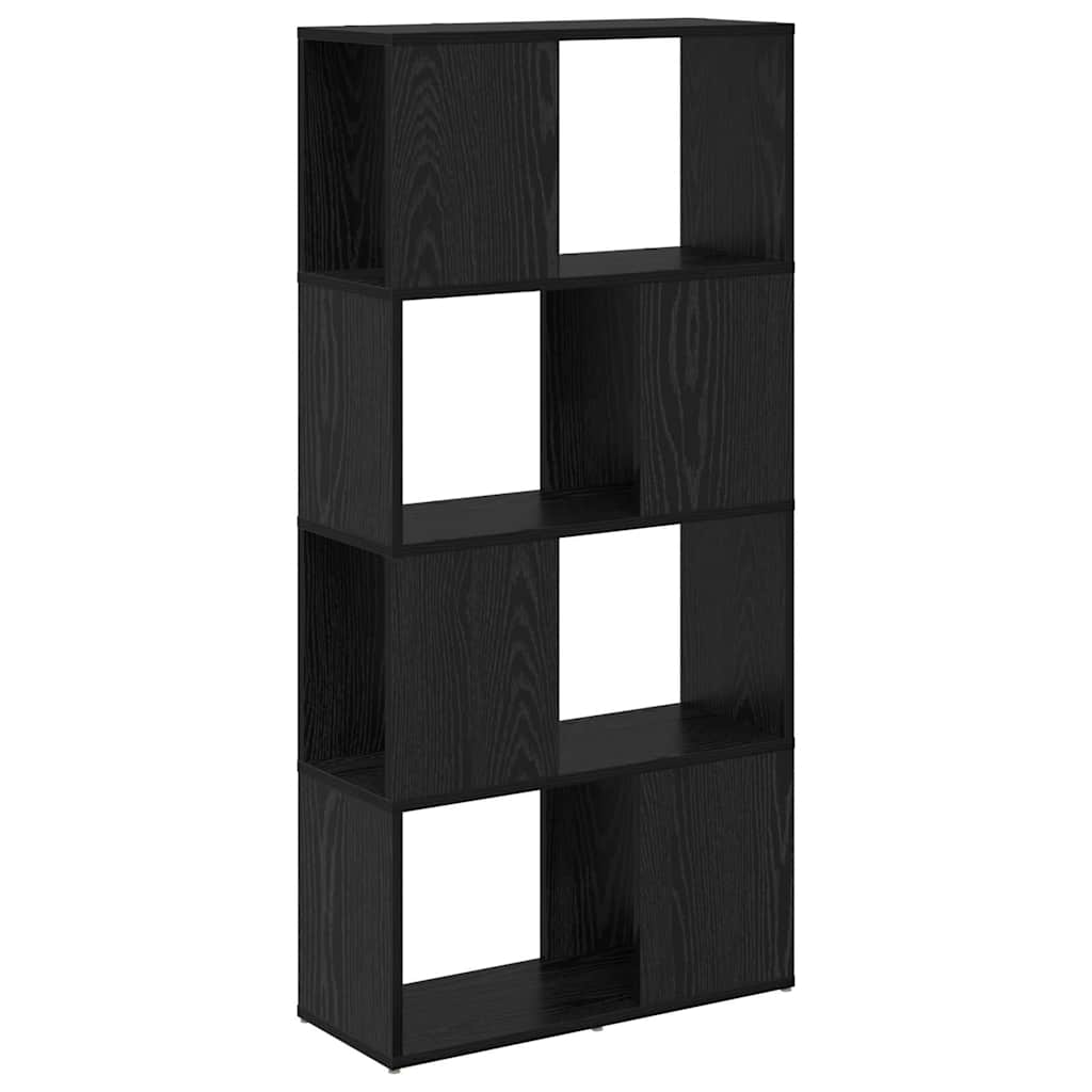 Tv-Benksett Veggmontert Svart 60 X 24 X 125,5 Cm Konstruert Tre