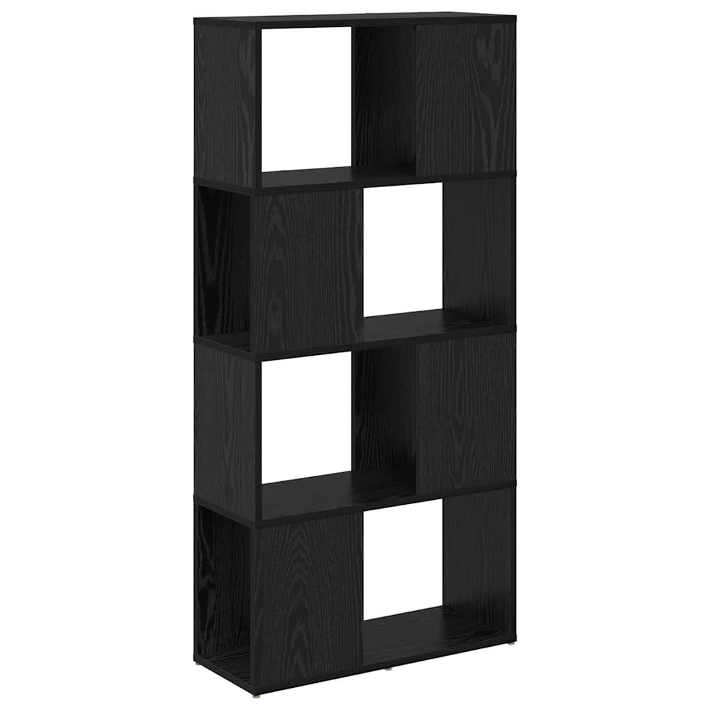 Tv-Benksett Veggmontert Svart 60 X 24 X 125,5 Cm Konstruert Tre