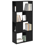 Tv-Benksett Veggmontert Svart 60 X 24 X 125,5 Cm Konstruert Tre
