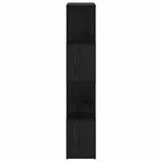 Tv-Benksett Veggmontert Svart 60 X 24 X 125,5 Cm Konstruert Tre