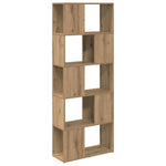 Tv-Benksett Veggmontert Brun 60 X 24 X 156 Cm Konstruert Tre