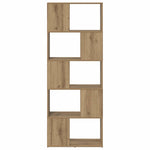 Tv-Benksett Veggmontert Brun 60 X 24 X 156 Cm Konstruert Tre