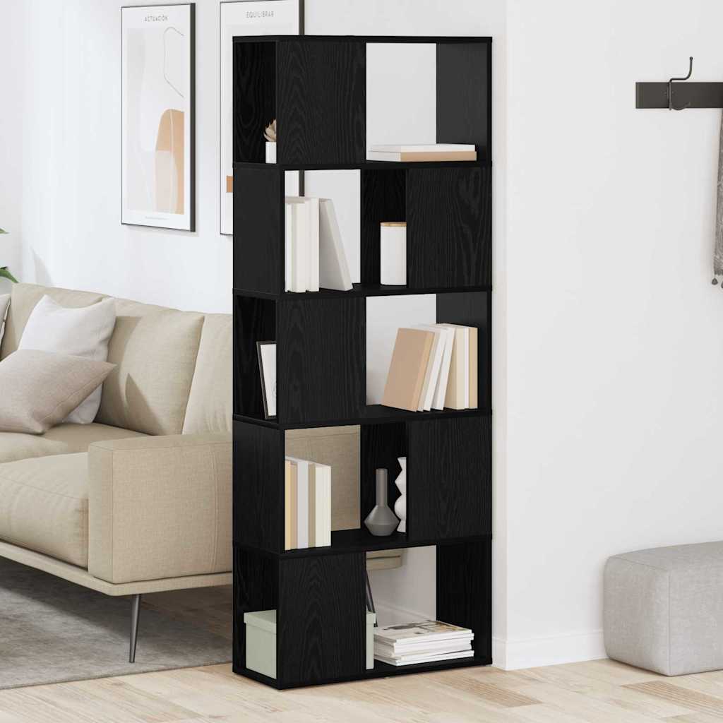 Tv-Benksett Veggmontert Svart 60 X 24 X 156 Cm Konstruert Tre