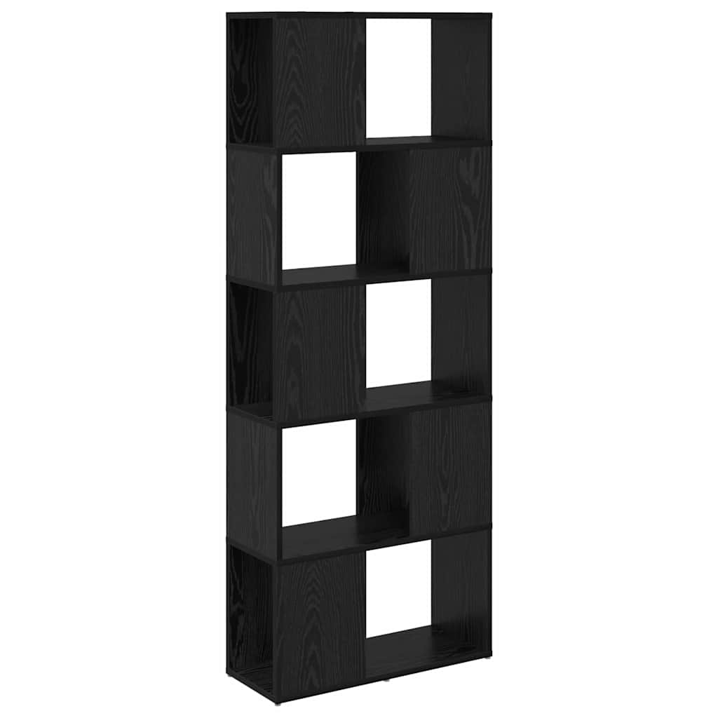 Tv-Benksett Veggmontert Svart 60 X 24 X 156 Cm Konstruert Tre
