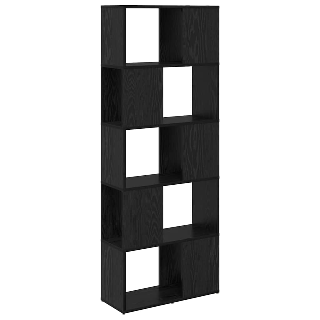 Tv-Benksett Veggmontert Svart 60 X 24 X 156 Cm Konstruert Tre