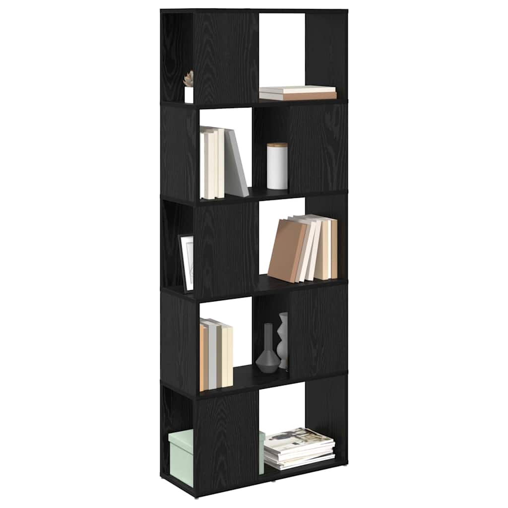 Tv-Benksett Veggmontert Svart 60 X 24 X 156 Cm Konstruert Tre