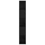 Tv-Benksett Veggmontert Svart 60 X 24 X 156 Cm Konstruert Tre