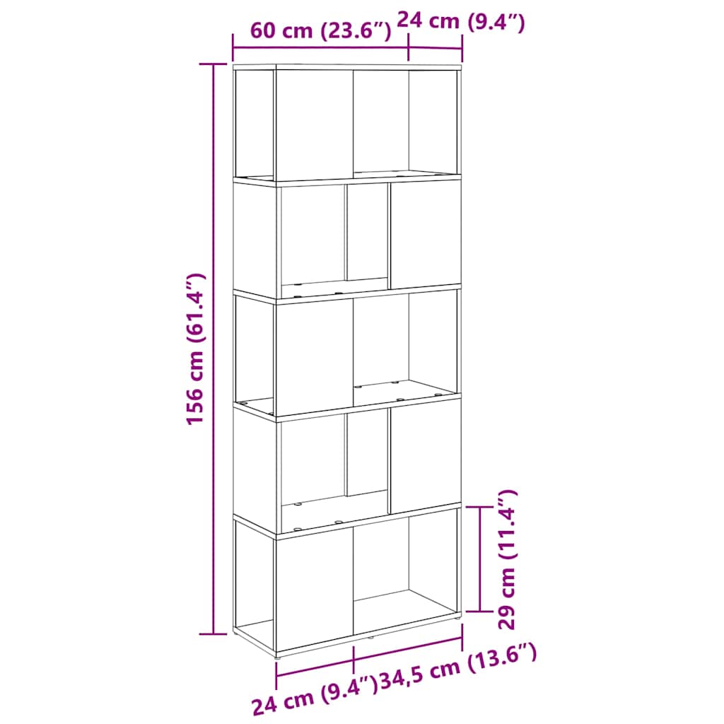 Tv-Benksett Veggmontert Svart 60 X 24 X 156 Cm Konstruert Tre