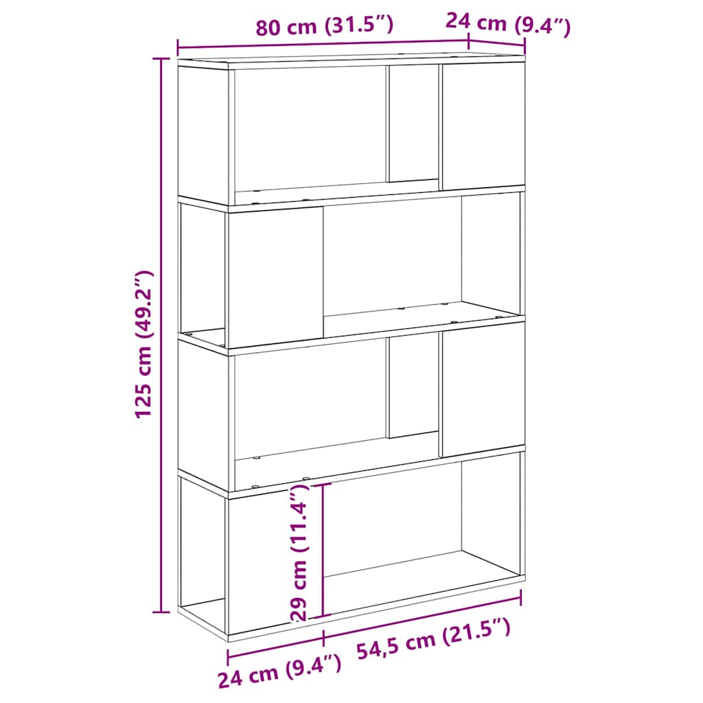 Tv-Benksett Veggmontert Brun 80 X 24 X 125 Cm Konstruert Tre