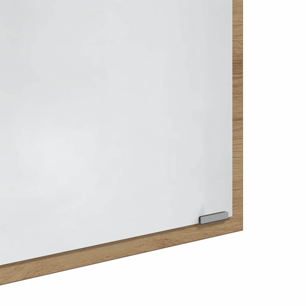 Led Badevindu Artisan Eik 40 X 37 X 8.5 Cm Konstruert Tre