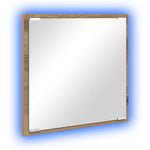 Led Badevindu Artisan Eik 40 X 37 X 8.5 Cm Konstruert Tre