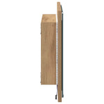 Led Badevindu Artisan Eik 40 X 37 X 8.5 Cm Konstruert Tre