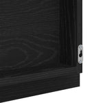 Led Badevindu Svart Eik 40 X 37 X 8.5 Cm Konstruert Tre