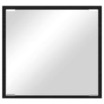 Led Badevindu Svart Eik 40 X 37 X 8.5 Cm Konstruert Tre