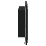 Led Badevindu Svart Eik 40 X 37 X 8.5 Cm Konstruert Tre