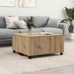 Kaffebord Med Skuff Artisan Eik 75 X 75 X 38 Cm Konstruert Tre