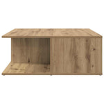 Kaffebord Med Skuff Artisan Eik 80 X 80 X 31 Cm Konstruert Tre