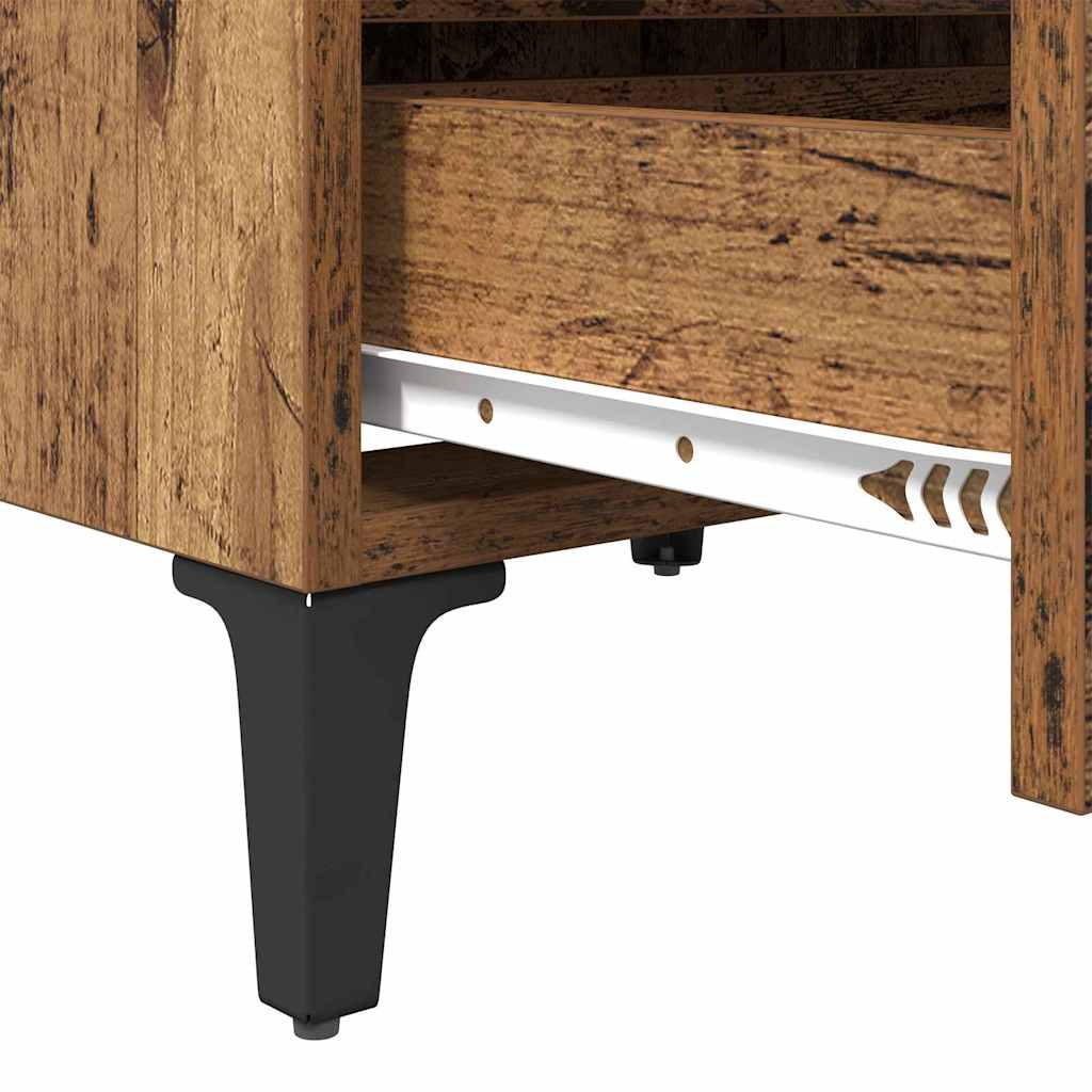 Nattbordskap Gammelt Tre 40 X 35 X 50 Cm Konstruert Tre