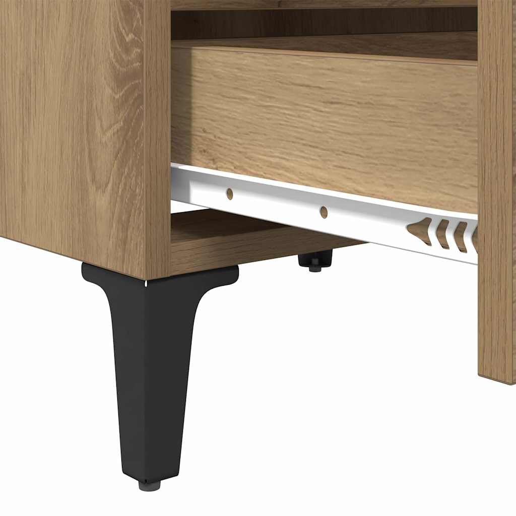 Nattbordskap Artisan Eik 40 X 35 X 50 Cm Konstruert Tre
