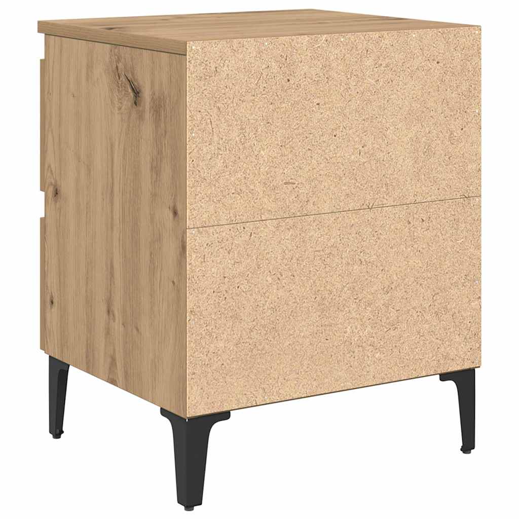 Nattbordskap Artisan Eik 40 X 35 X 50 Cm Konstruert Tre