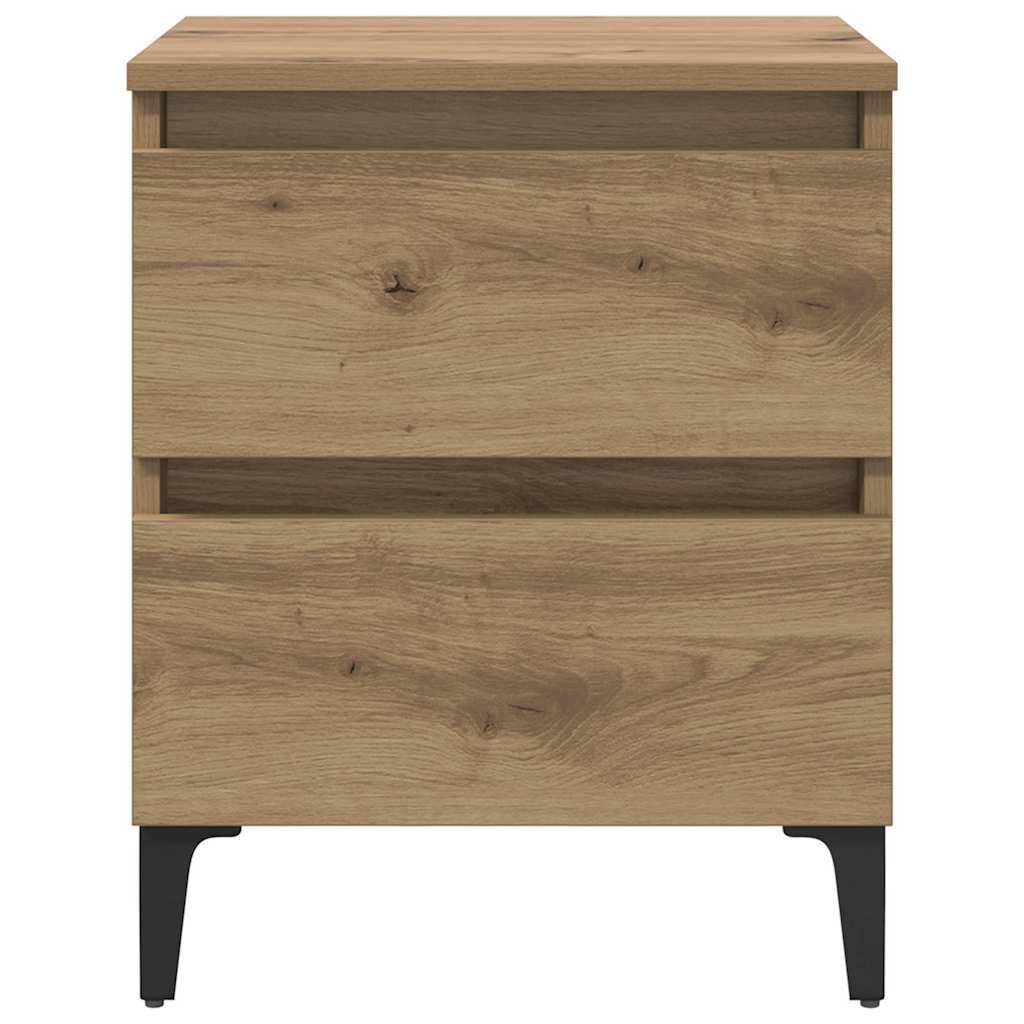 Nattbordskap Artisan Eik 40 X 35 X 50 Cm Konstruert Tre