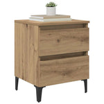 Nattbordskap Artisan Eik 40 X 35 X 50 Cm Konstruert Tre