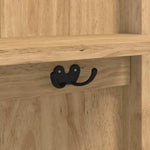 Gangskap Floro Vokset Brun 50 X 40 X 158 Cm Massiv Furu