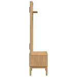 Gangskap Floro Vokset Brun 50 X 40 X 158 Cm Massiv Furu
