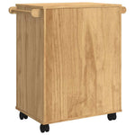 Kjøkkenvogn Floro Vokset Brun 72,5 X 45 X 80 Cm Massiv Furu