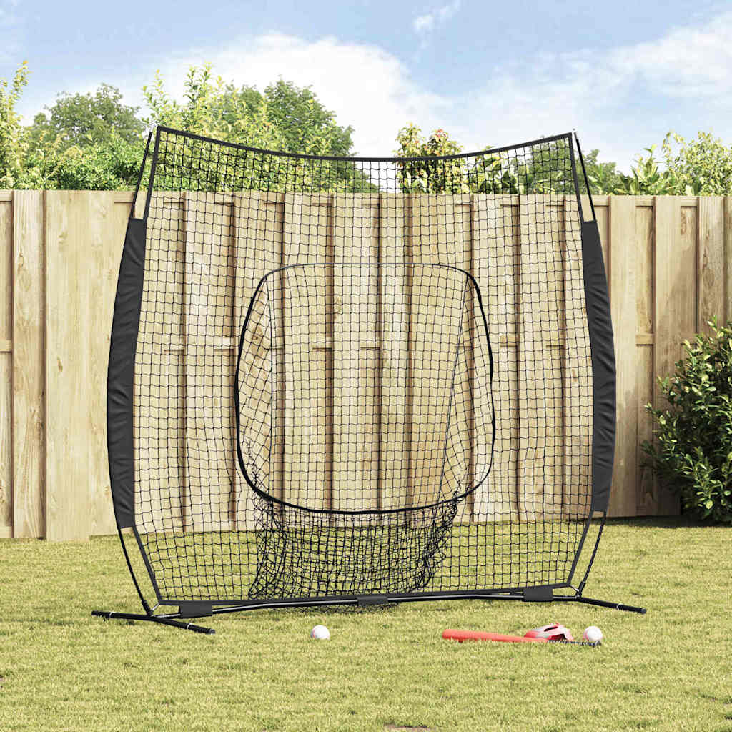 Baseball Treningsnett Svart 250 X 106 X 209 Cm Polyester