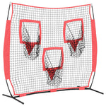 Baseball Treningsnett Svart 214,5 X 89,5 X 181 Cm Polyester