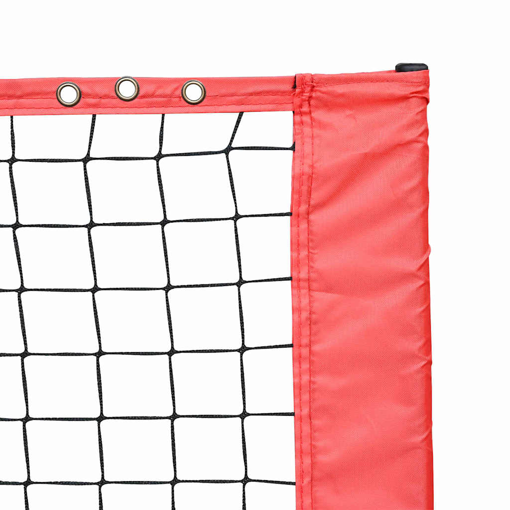 Tennis Nett Svart Og Rød 301 X 90,5 X 87 Cm Polyester