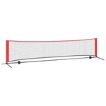 Tennis Nett Svart Og Rød 396 X 92 X 87 Cm Polyester