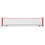 Tennis Nett Svart Og Rød 396 X 92 X 87 Cm Polyester