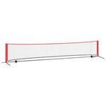 Tennis Nett Svart Og Rød 494,5 X 90 X 87 Cm Polyester