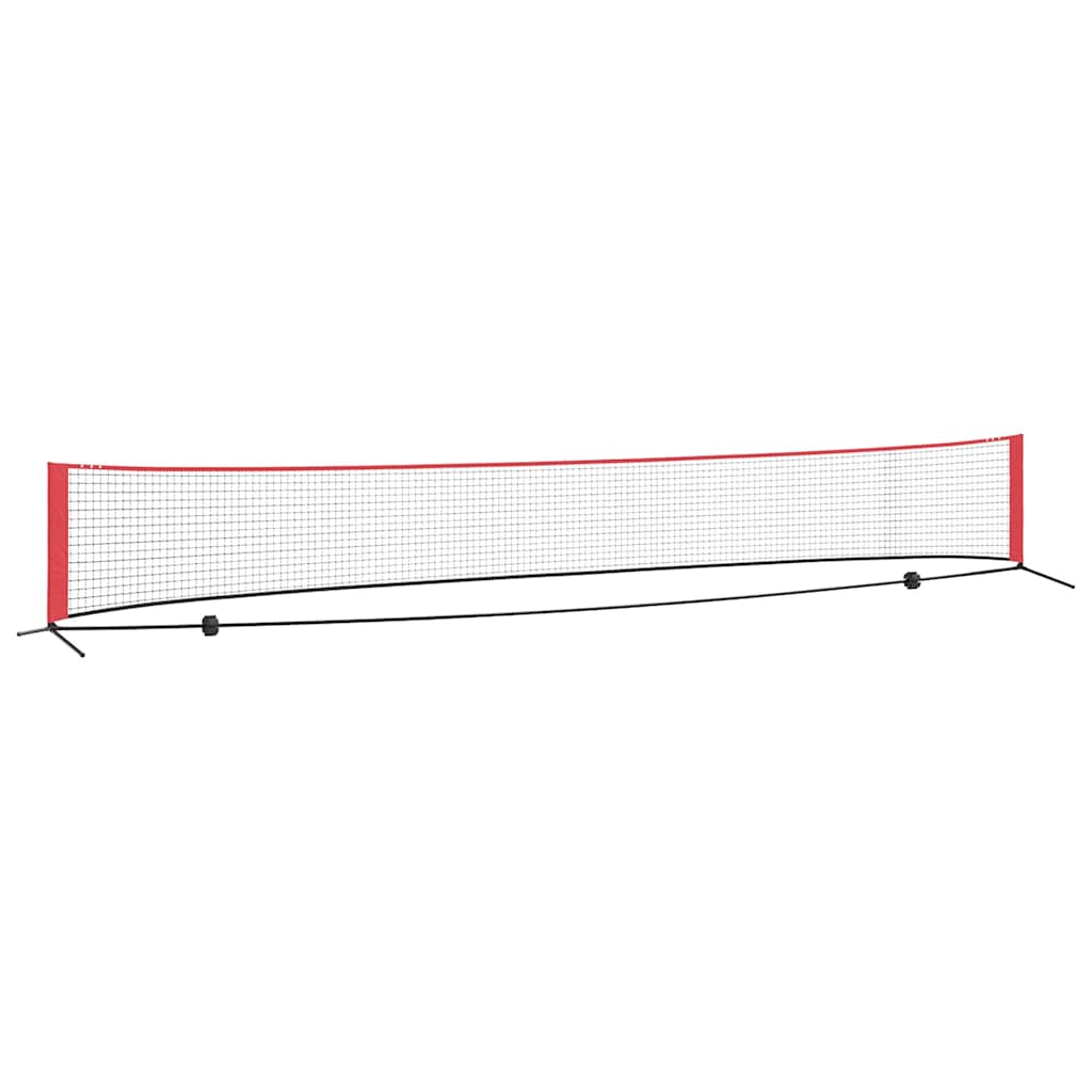 Tennis Nett Svart Og Rød 595 X 90,5 X 87 Cm Polyester