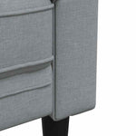 Sofa Lysegrå 78,5 X 74,5 X 74,5 Cm Polyester