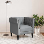 Sofa Lysegrå 78,5 X 74,5 X 74,5 Cm Polyester