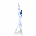 Led Reinsdyr 5 Pcs Hvit Stoff