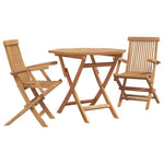 Hage Spisegruppe 3 Pcs Brun Solid Akasietre