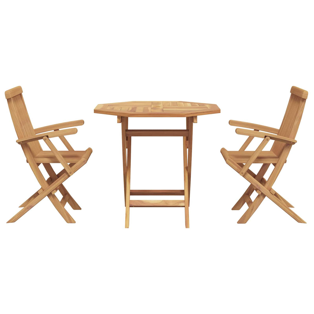 Hage Spisegruppe 3 Pcs Brun Solid Akasietre