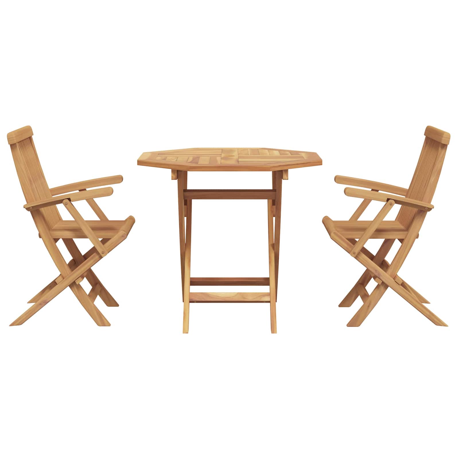 Hage Spisegruppe 3 Pcs Brun Solid Akasietre