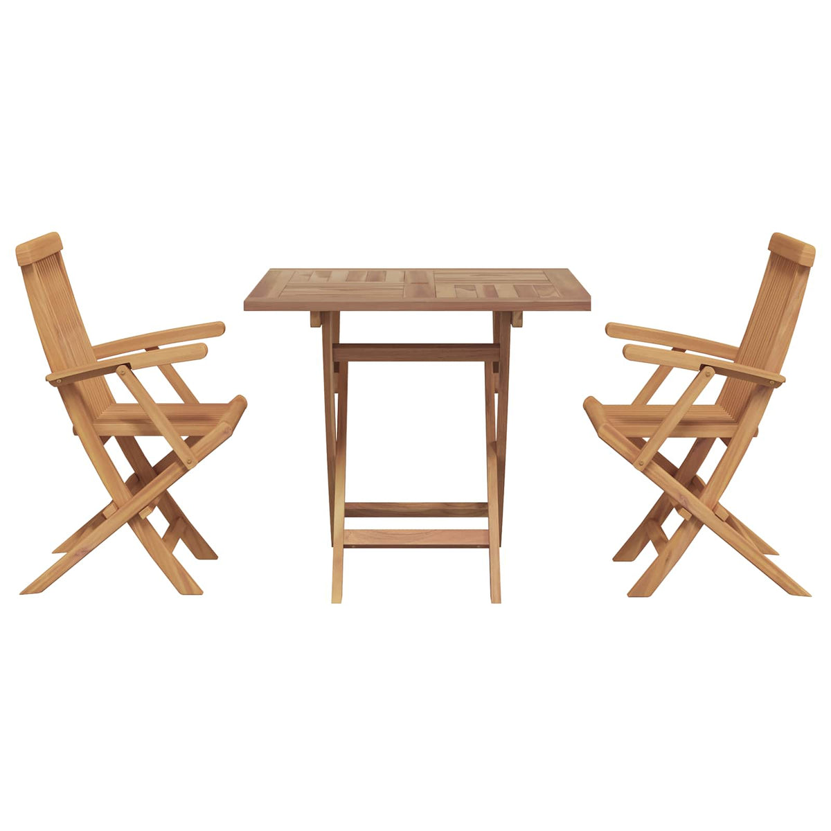 Hage Spisegruppe 3 Pcs Brun Solid Akasietre