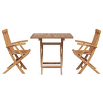 Hage Spisegruppe 3 Pcs Brun Solid Akasietre