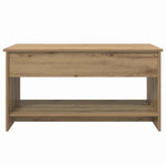 Kaffebord Artisan Eik 80 X 50,5 X 41,5 Cm Konstruert Tre
