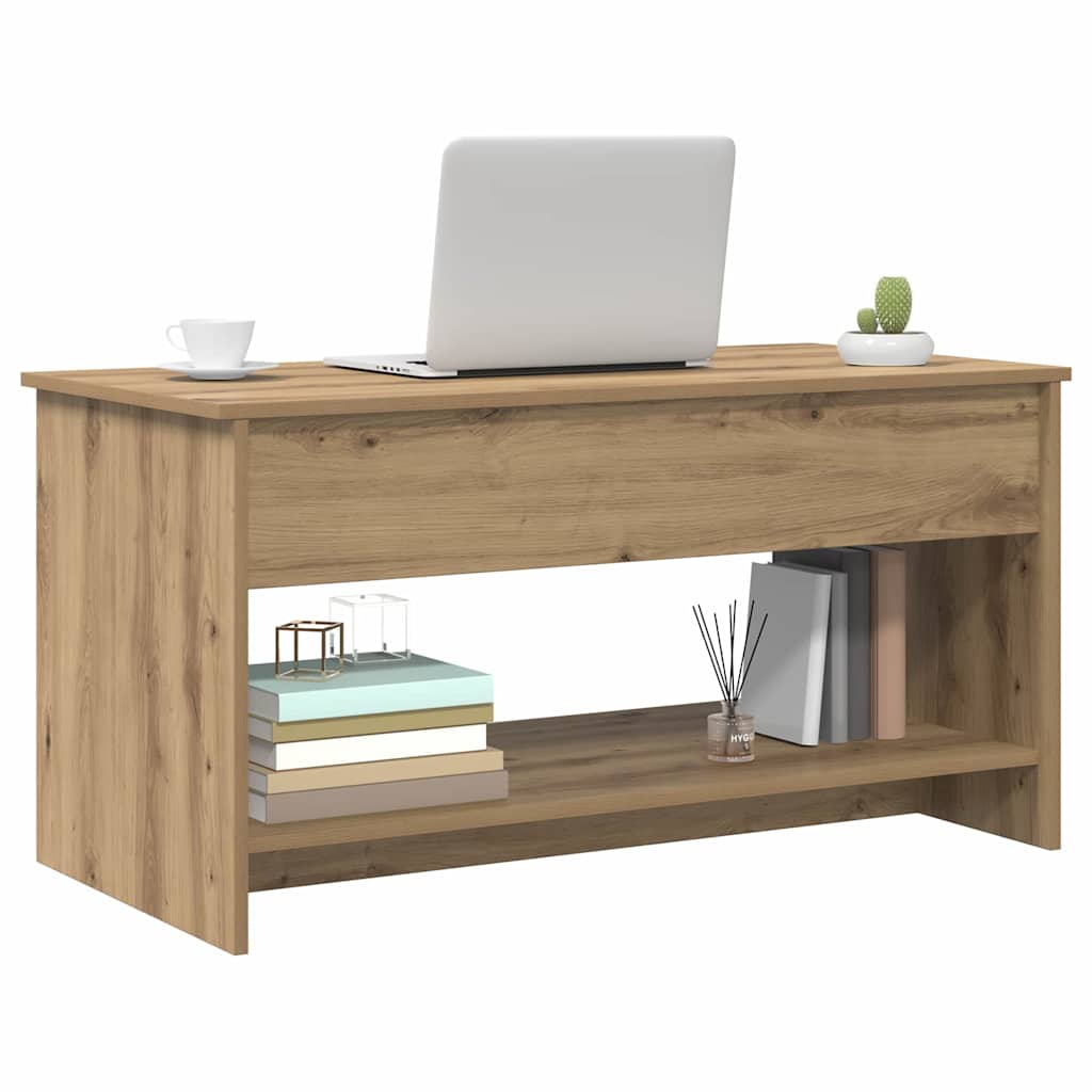 Kaffebord Artisan Eik 80 X 50,5 X 41,5 Cm Konstruert Tre