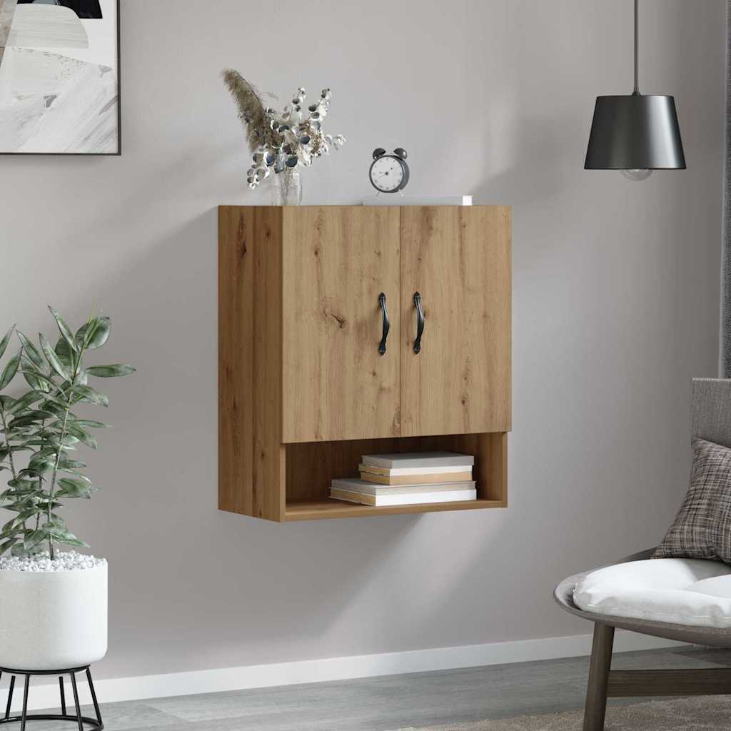 Vegghengt Skap Artisan Eik 60 X 31 X 70 Cm Konstruert Tre